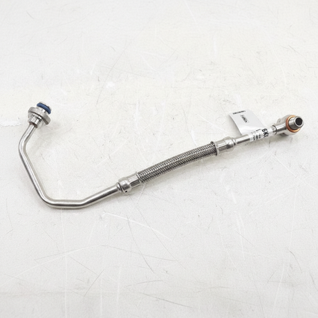 2015-23 Ford Mustang Genuine OEM EcoBoost 2.3L Turbocharger Oil Inlet Tube Full View