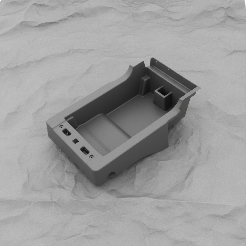Full View - Seat Storage Drawer on Grey Kraft Paper