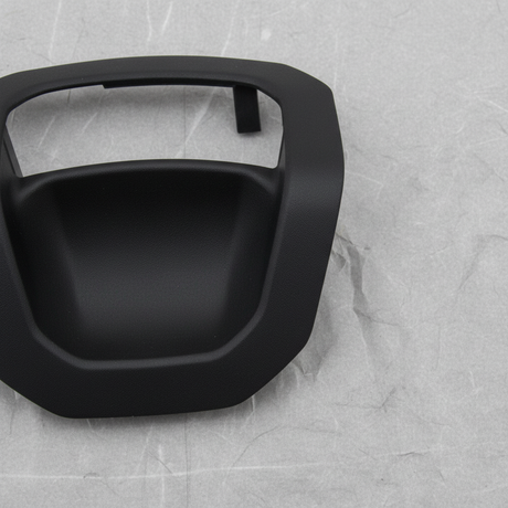 Jeep Wrangler OEM Passenger Side Seat Back Release Bezel - Bottom Detail