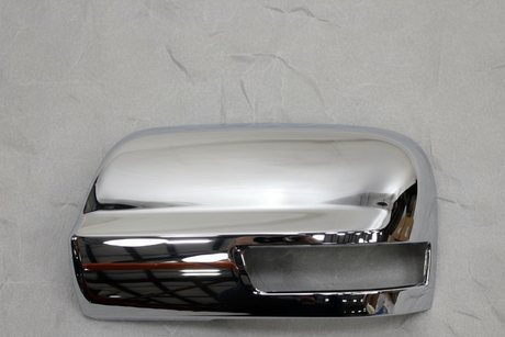 Driver Side Door Mirror Cap Chrome - Top Section Detail