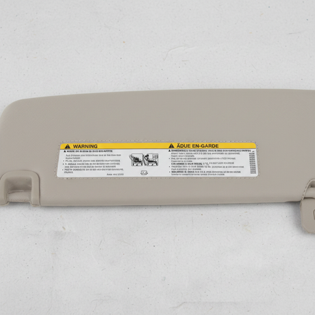 2017-2025 Chrysler Pacifica Voyager Illuminated Passenger Sun Visor OEM - Middle Detail