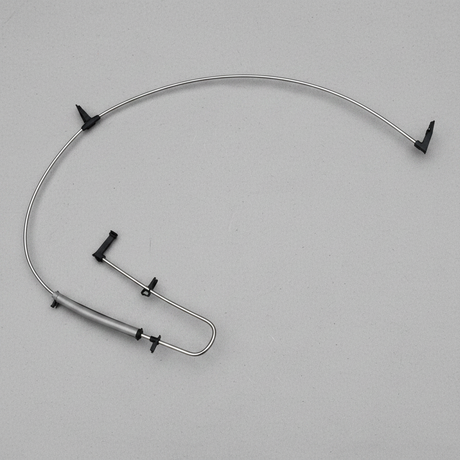 2019-2025 Ram 2500 3500 Hood Windshield Washer Hose OEM – Top detail on light grey kraft paper
