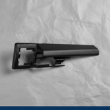 2017-2020 Ford Fusion Lincoln MKZ Front Passenger Seat Track Cover Genuine OEM detail view on kraft paper background