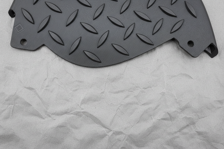 Driver Side Rear Bumper Outer Step Pad - Middle Section Detail