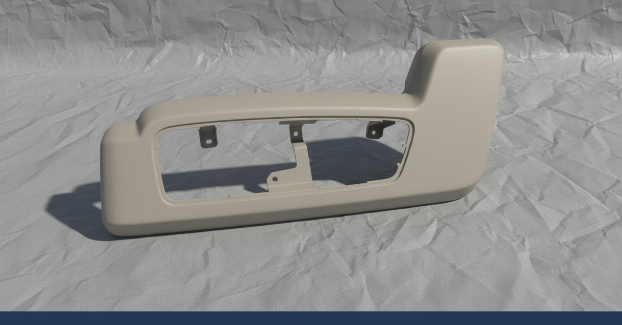 2007-2017 Lincoln Navigator Driver Side Seat Track Shield Stone OEM