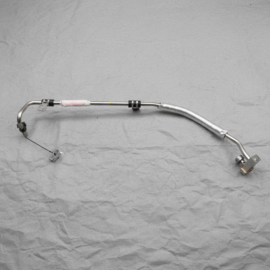2014-2019 Ford 3.5L EcoBoost Driver Upper Turbo Oil Feed Tube OEM