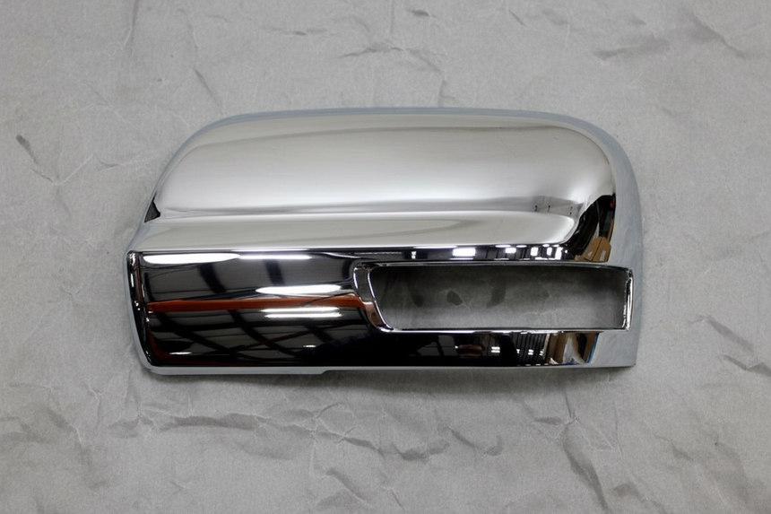 2016-2024 Nissan Titan XD Driver Side Door Mirror Cap Chrome - Full View