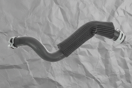 BC3Z-6B851-B Ford F-250 F-350 Oil Cooler Inlet Tube - Bottom Section Detail