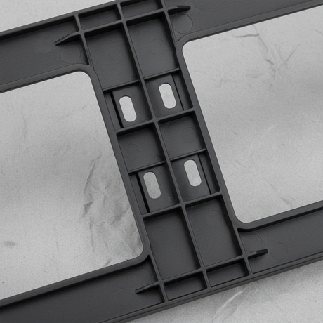 OEM Ford License Plate Bracket - Middle Detail