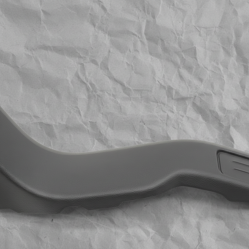 2010-2019 Ford Taurus OEM Rear Driver Side Door Sill Plate Charcoal