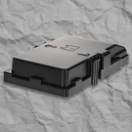 Jeep Cherokee under hood fuse box cover - full view