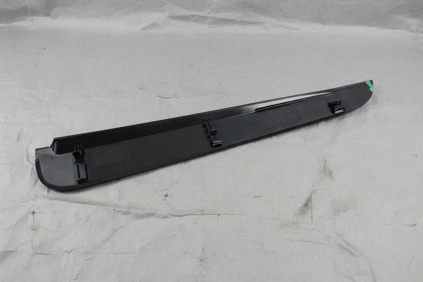 2016-2024 Nissan Titan XD Driver Side Rear Door Pillar Cover Black - Angle View