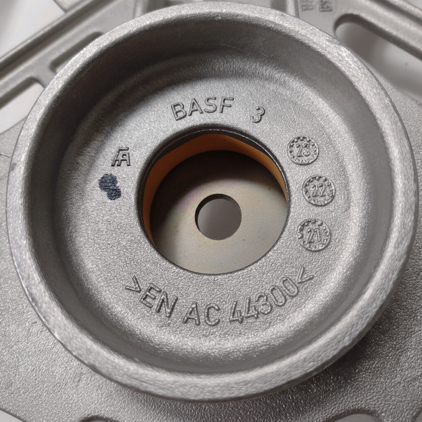 2019-2026 Jeep Compass Driver Side Rear Strut Mount OEM - Middle Detail Angle 2