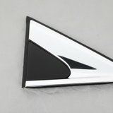 2019-2025 Cadillac XT4 Driver Side Back Door Applique Molding Trim Satin Aluminum - Bottom Detail