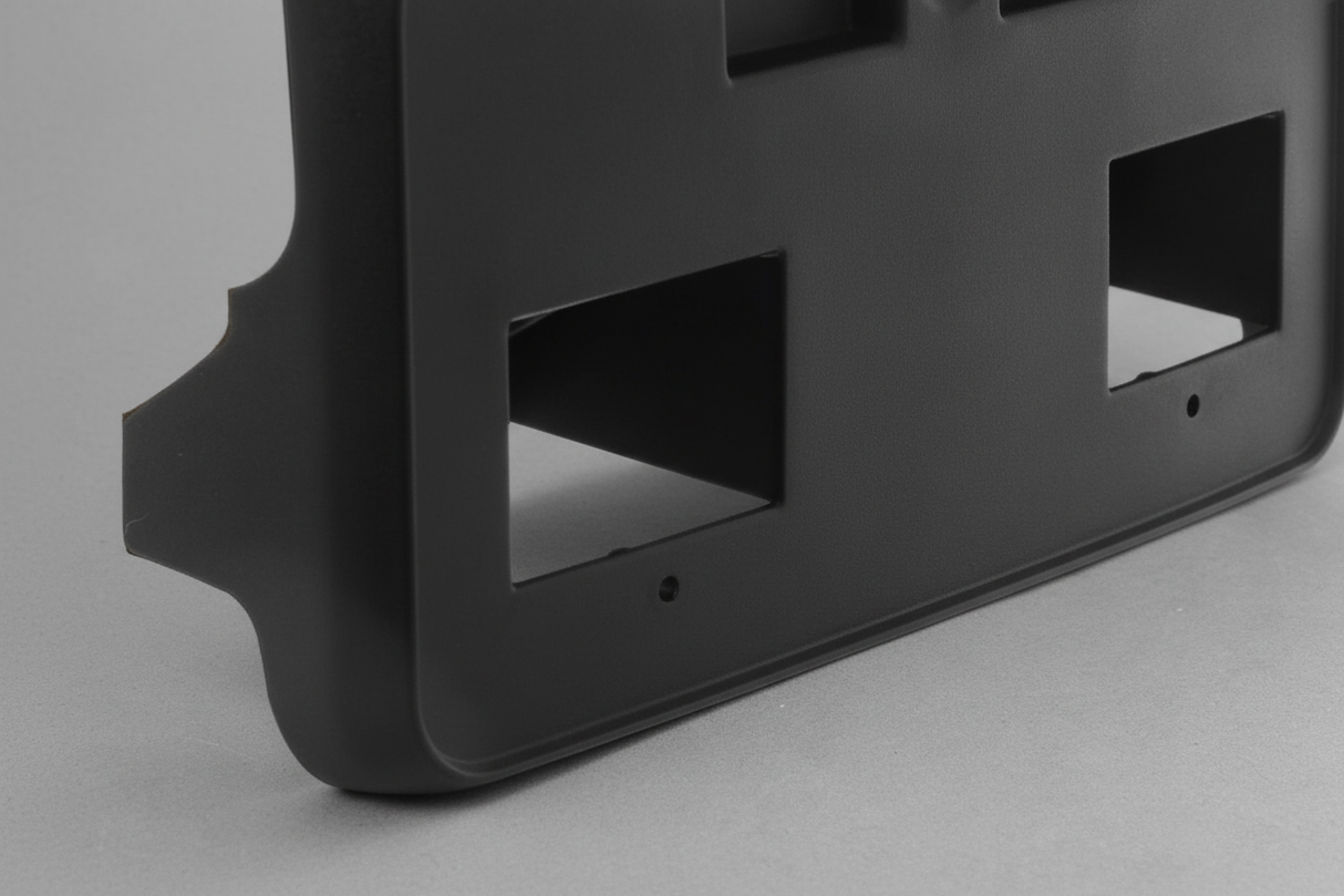 2024-2025 Silverado 2500 3500 Front License Plate Bracket - Bottom Section Detail