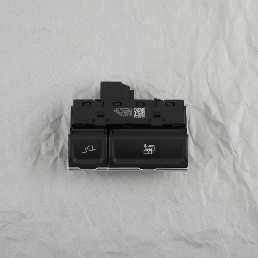 2019-2022 Silverado Sierra Bed Outlet Window Switch Passenger Side OEM - Full View