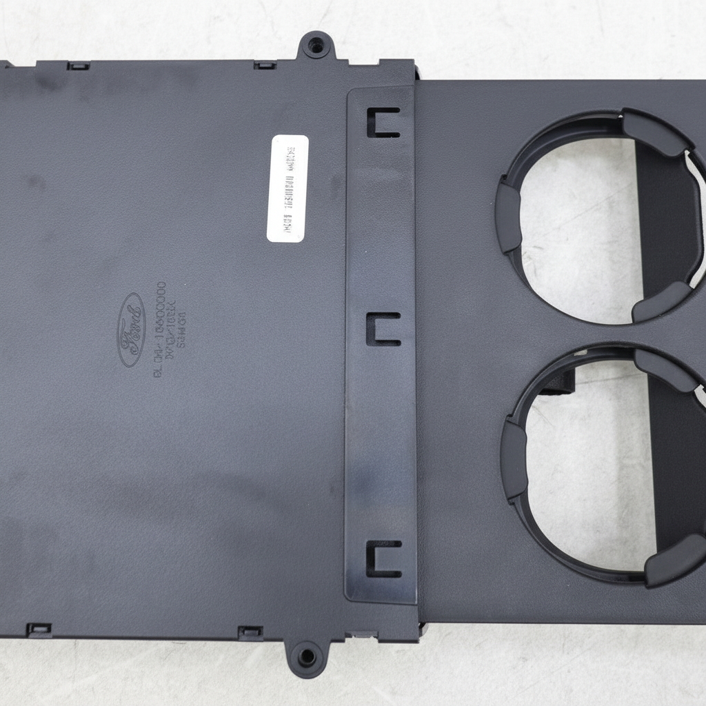 Ford Rear Seat Armrest Cup Holder - Middle Detail