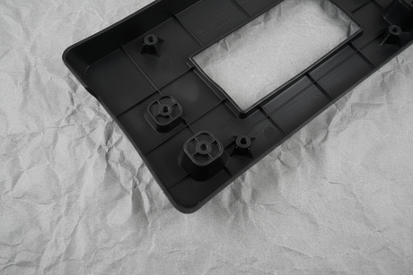 Chevrolet Trax license bracket bottom section macro detail alternate