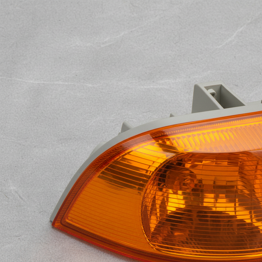 2009-2012 Volkswagen CC Passenger Front Bumper Reflector OEM - Top Detail Angle 2
