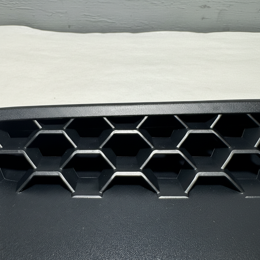 2020-2026 Jeep Gladiator Wrangler OEM Hood Scoop Vent Bezel Black - Middle Macro