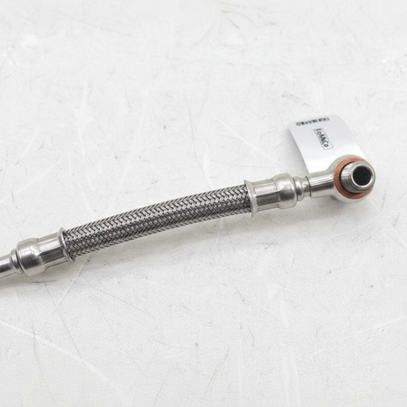 2015-23 Ford Mustang Genuine OEM EcoBoost 2.3L Turbocharger Oil Inlet Tube Macro Crop