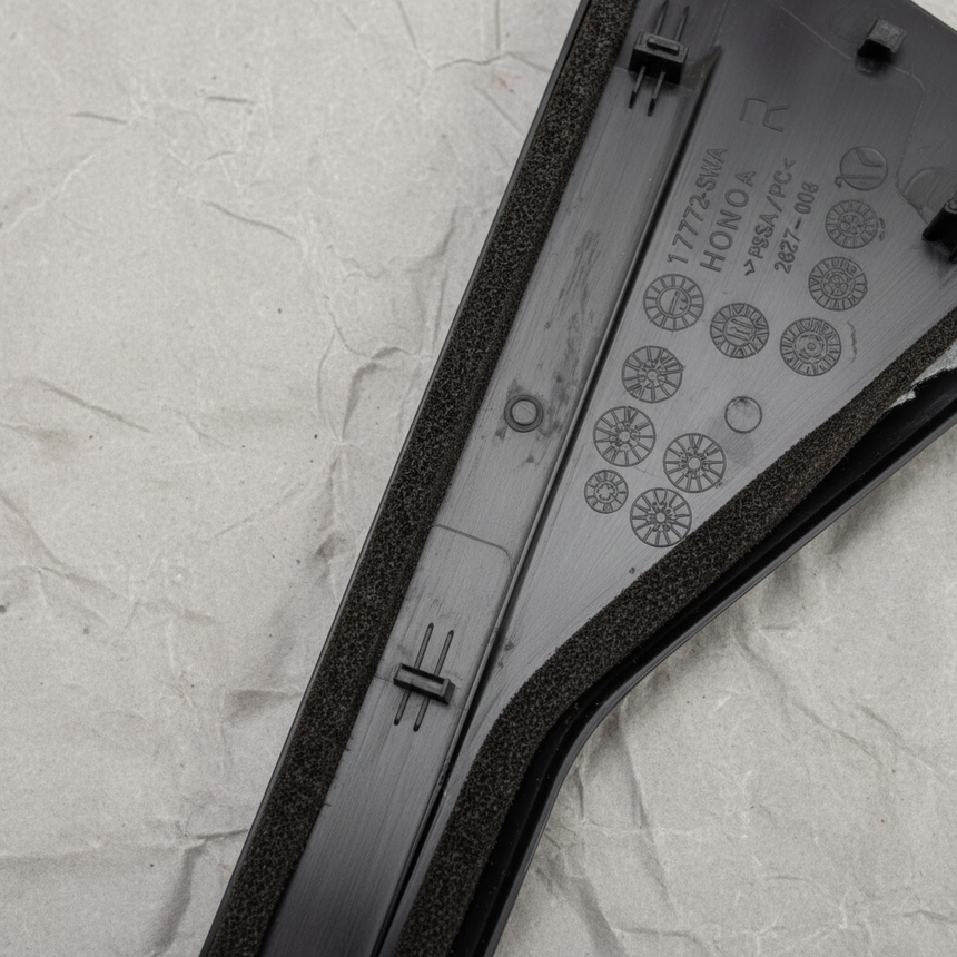 2007-2012 Acura RDX Passenger Side B-Pillar Molding Genuine OEM - Detail 2