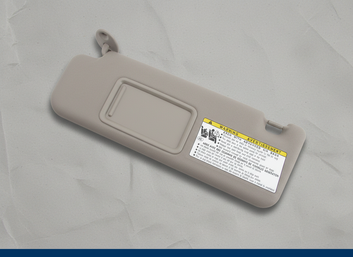 2006-2007 Toyota 4Runner Driver Side Sun Visor Beige/Fawn OEM