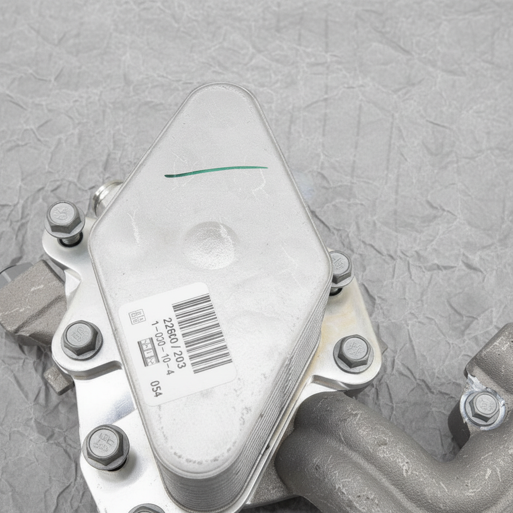 Camaro Cadillac CTS 6.2L Engine Oil Cooler - Top Detail 3