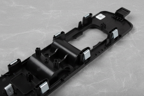 Front Driver Power Window Switch Housing - Middle Detail Angle 2