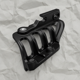 2020-2026 Jeep Gladiator Folding Top Left Rear Clamp Genuine OEM - Middle Detail