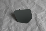 2019-2025 Silverado Sierra Gray Passenger Pillar Grab Handle Lower Screw Cover - Bottom Detail