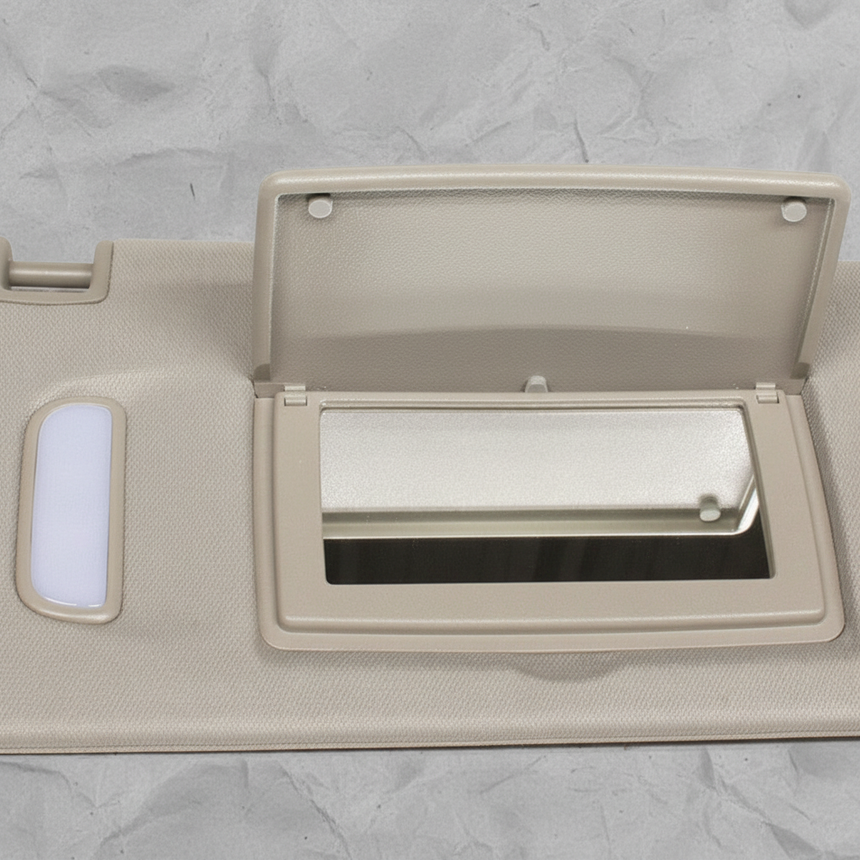 2017-2019 GMC Acadia OEM Passenger Side Sun Visor Beige Cloth
