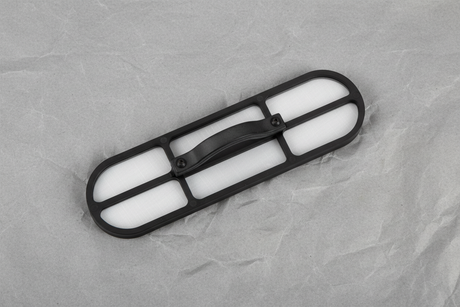 Ford Super Duty 6.0L diesel oil cooler screen filter full view