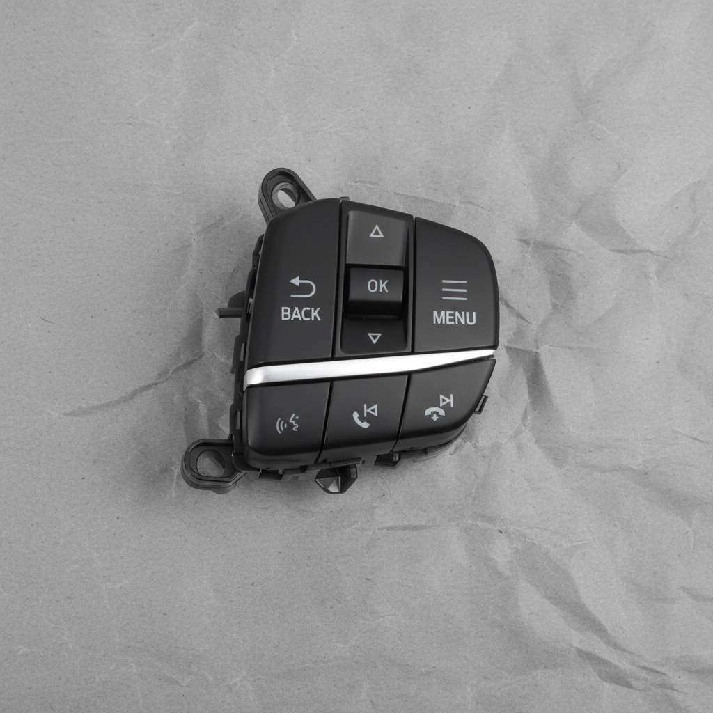 Ford Maverick Bronco Sport Escape Explorer Passenger Side Steering Wheel Menu Switch - Full View