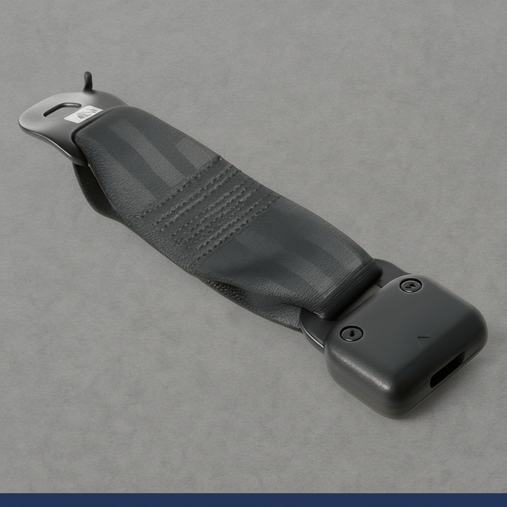 2017-2026 Pacifica 2020-2024 Voyager Seat Belt Buckle - rotated view