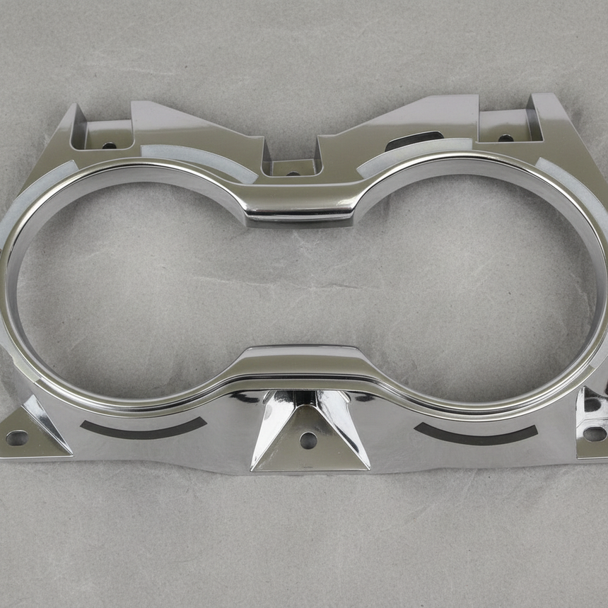2015-2023 Ford Mustang Dash Instrument Cluster Trim Bezel Chrome OEM