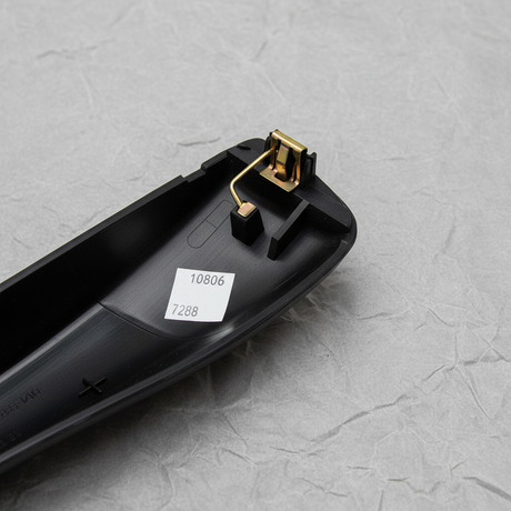 2011-2015 Ford Explorer Police Interceptor Utility Driver Rear Roof Rack End Cap OEM - Top Detail Angle 2