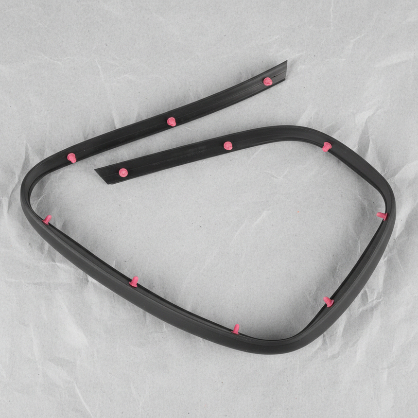 2016-2024 Chevrolet Camaro Driver Door Lower Auxiliary Weatherstrip Seal OEM - Middle Detail