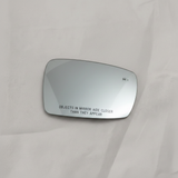 OEM Heated Passenger Mirror Glass on grey wrinkled craft paper background