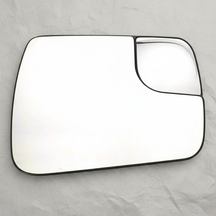 2019-2024 Ram 1500 DT Passenger Side Mirror Glass Heated With Corner Spotter OEM - Top Crop