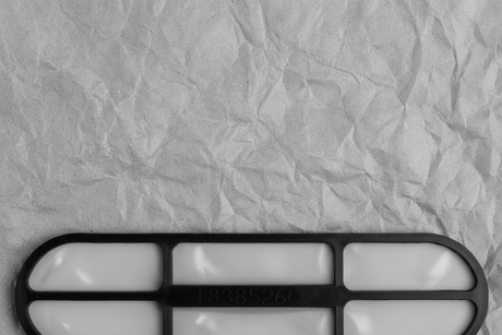 Ford Super Duty oil cooler screen filter bottom section macro detail alternate