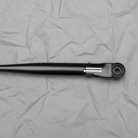 Close-up of Mopar OEM Front Windshield Wiper Arm for 2018-26 Jeep Wrangler and Gladiator