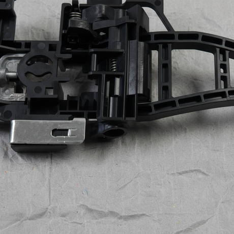 2015-23 Ford Transit Passenger Side Front OEM Exterior Door Handle Base - Middle Detail