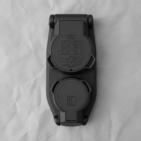 2018-2025 Ford F-150 Lightning F-350 Genuine OEM 7-Way Trailer Camera TPMS Plug - Middle Detail