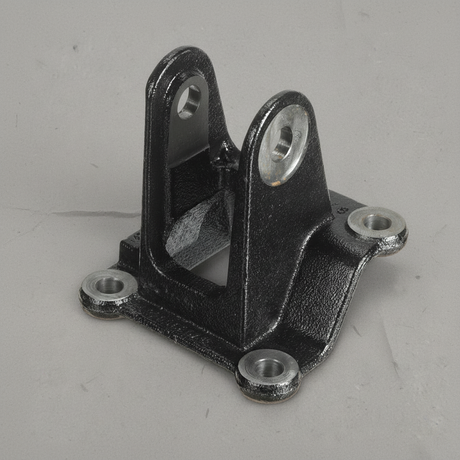 68226580AB 2014-2026 Ram 2500 Steering Damper Bracket - Rotated 30 degrees with kraft paper background