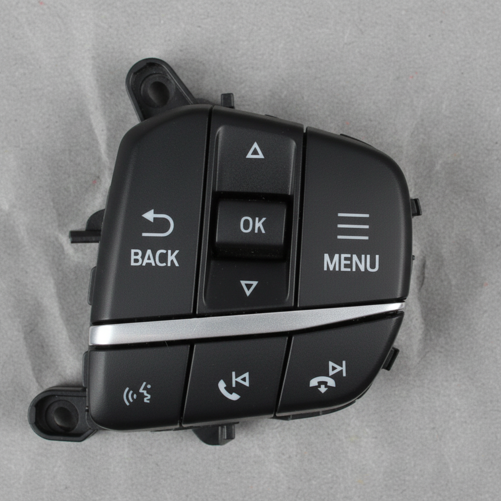 Ford Steering Wheel Menu Switch - Middle Detail