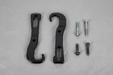 2019-2024 Nissan Titan Front Bumper Tow Hooks Kit Black 2-Piece OEM