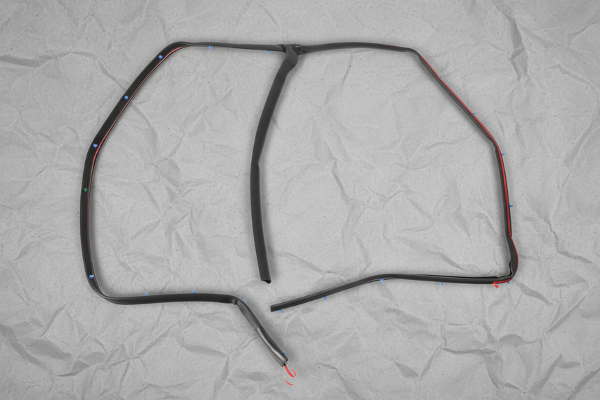 2016-2024 Nissan Titan Titan XD Driver Side Body Weatherstrip Crew Cab OEM