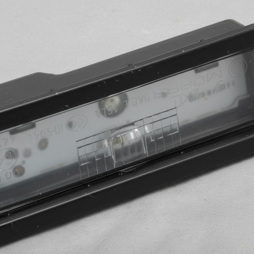 Mopar OEM License Plate Lamp Light Challenger Charger Daytona - Middle Detail 1