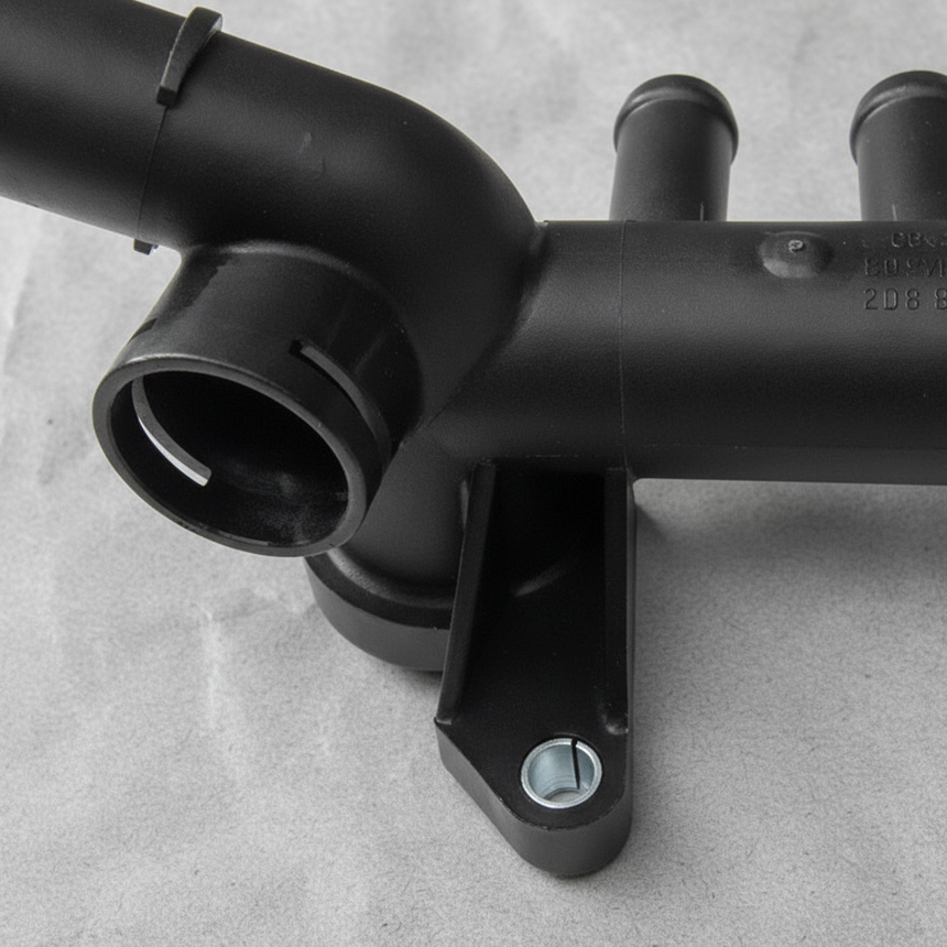 Volkswagen Beetle Coolant Flange Bottom Detail